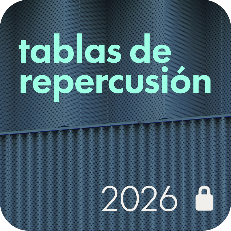 tablas de repercusion 2026